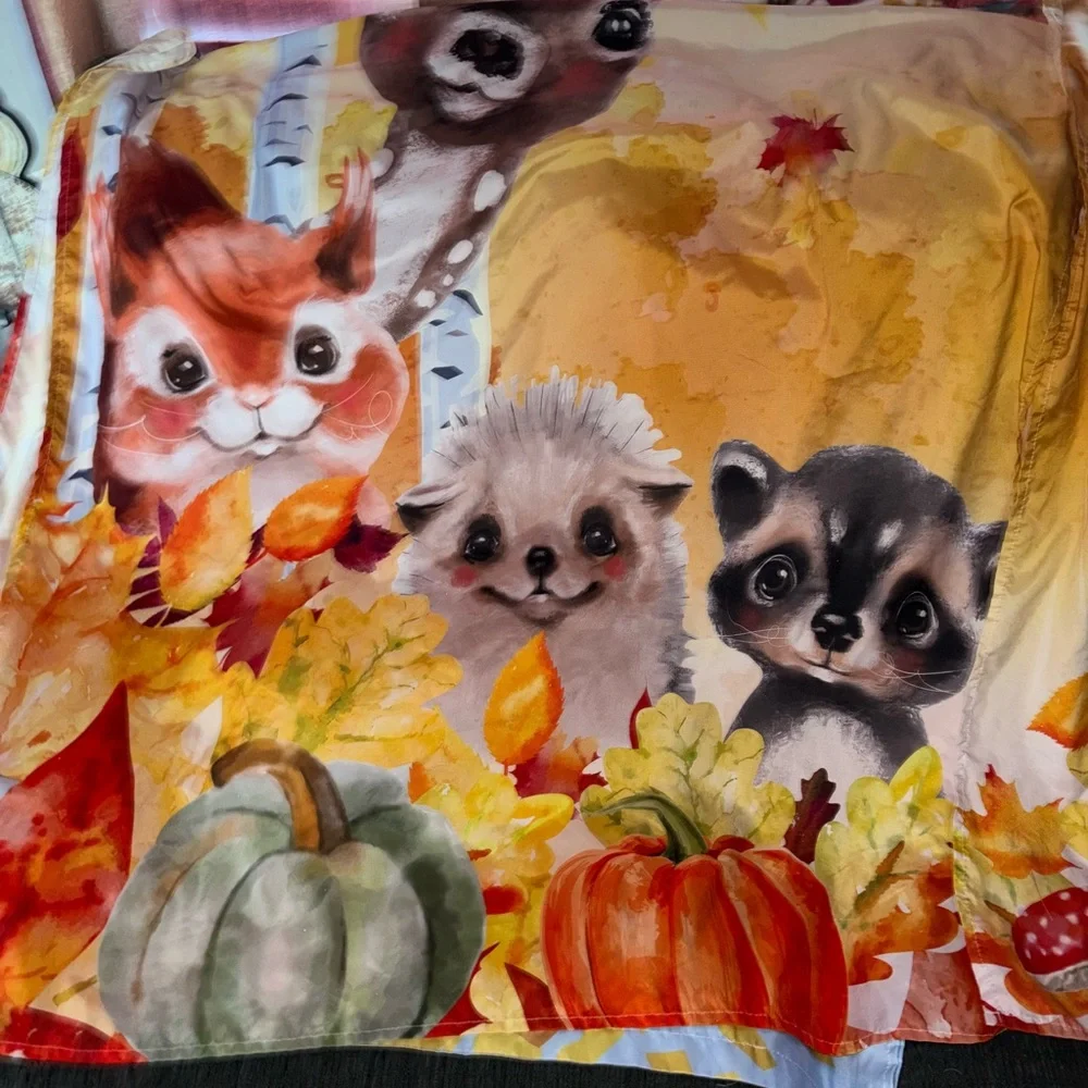 Fall Critter Curtains
